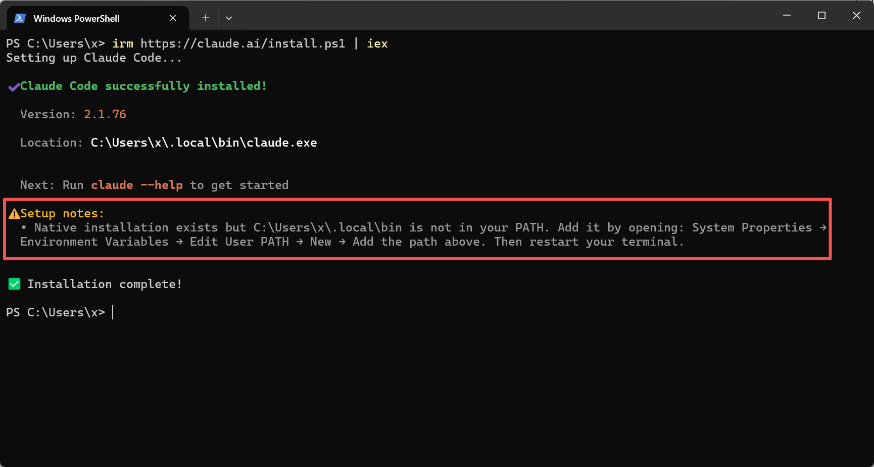Windows 安装 Claude Code
